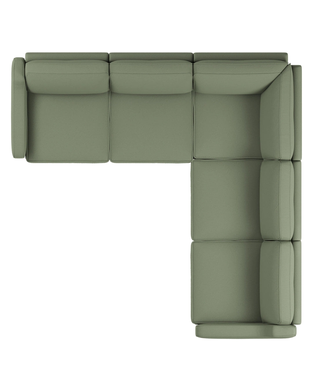 Modulares L Ecksofa Robin Medium mit Schlaffunktion