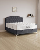 Bett mit Stauraum Royal in Samt