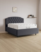 Bett mit Stauraum Pro Royal in Samt