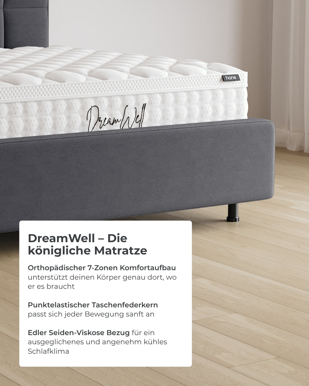 Bett mit Stauraum Pro Royal in Samt