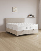 Bett mit Stauraum Siena in Samt