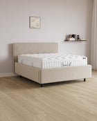 Bett mit Stauraum Pro Siena in Samt