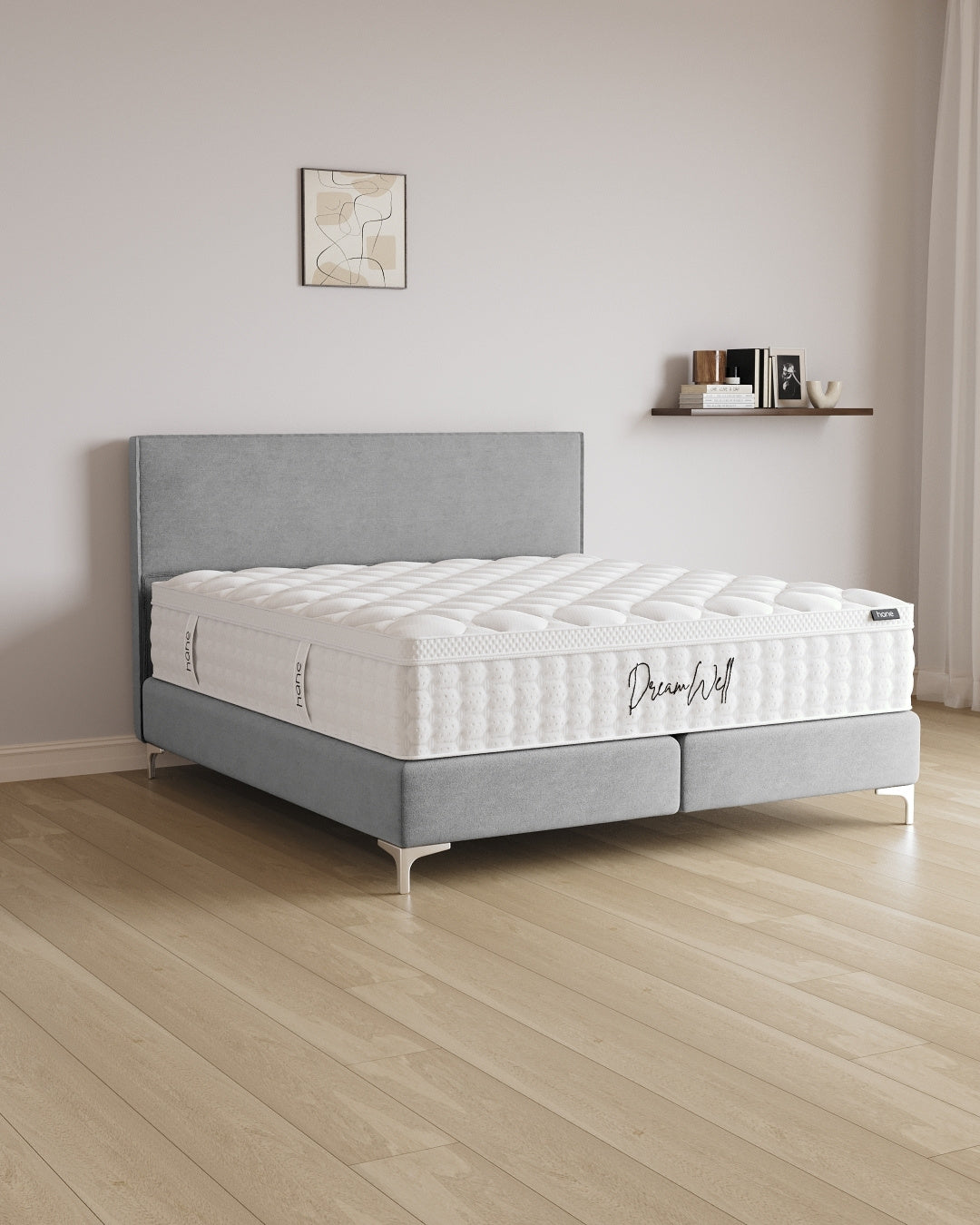Boxspringbett Siena in Samt