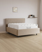 Bett mit Stauraum Pro Siena in Samt