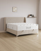 Bett mit Stauraum Sky in Samt