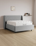 Bett mit Stauraum Pro Sky in Samt