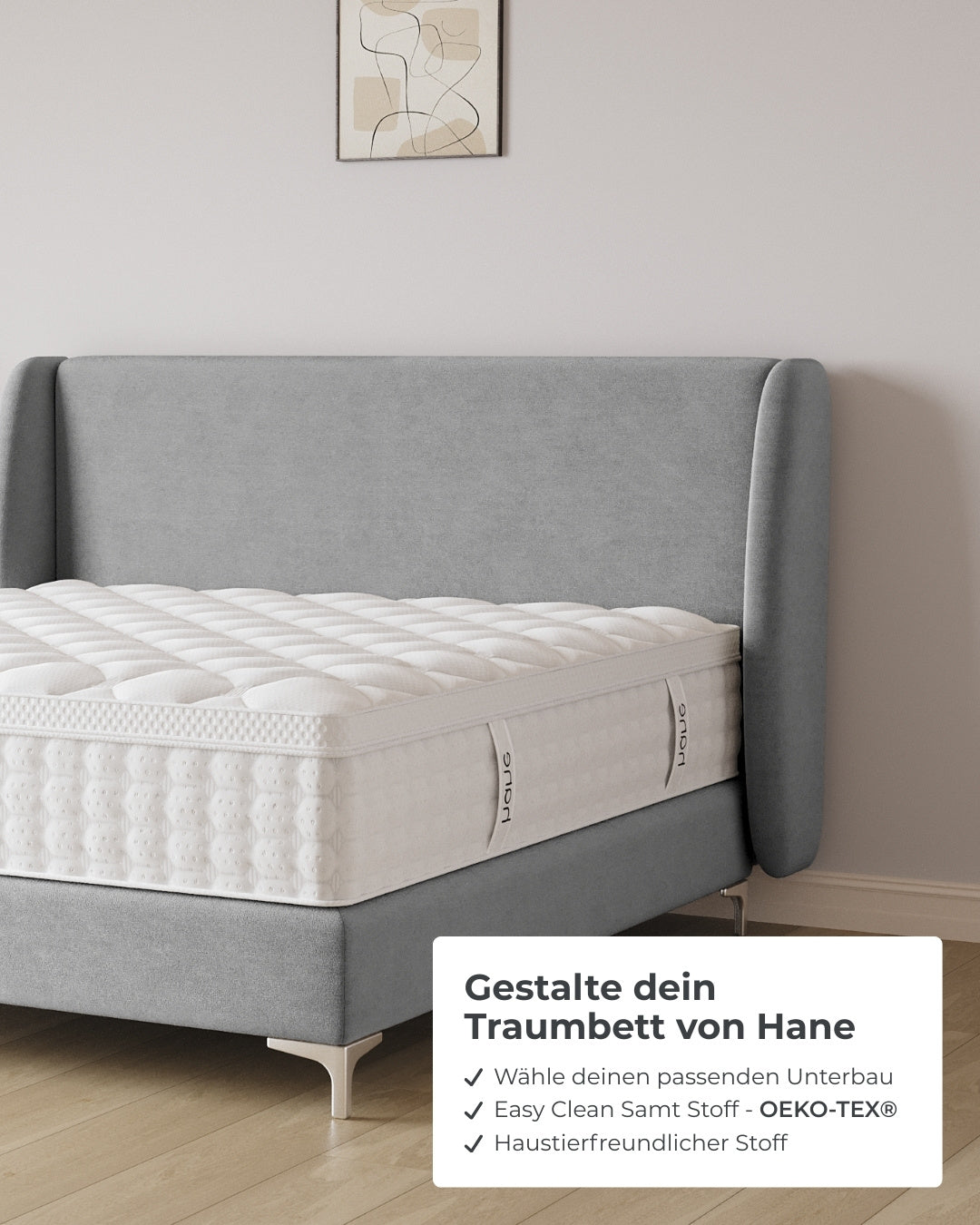 Boxspringbett Sky in Samt