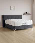 Bett mit Stauraum Soho in Samt