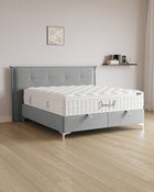 Bett mit Stauraum Soho in Samt