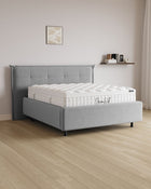 Bett mit Stauraum Pro Soho in Samt