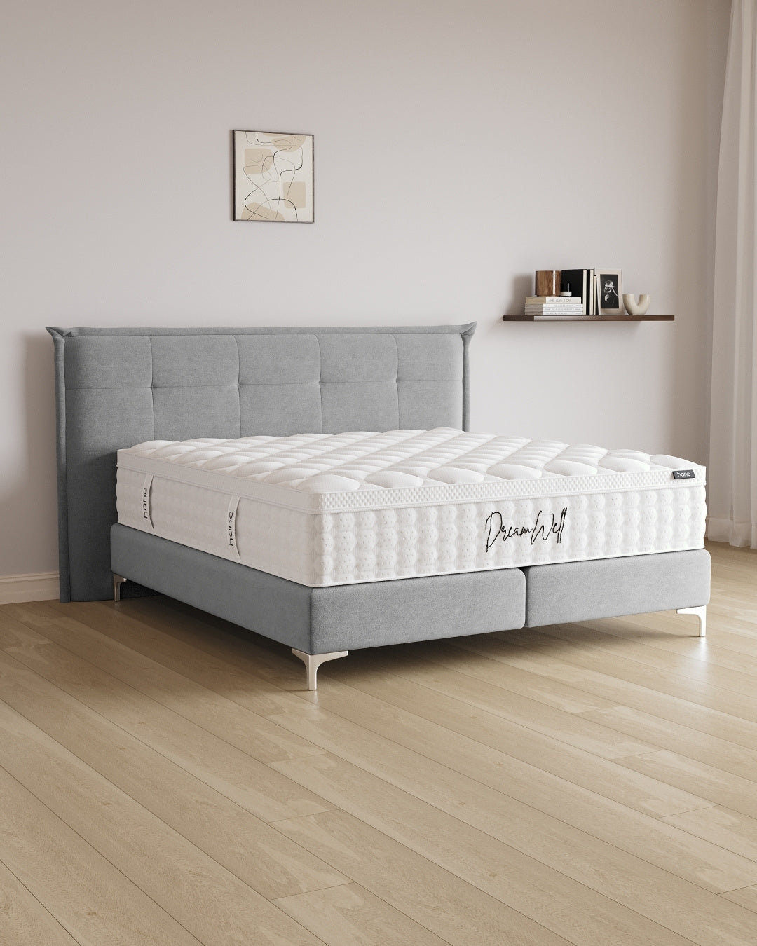 Boxspringbett Soho in Samt