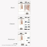 Modularer Drehtürenschrank EMMA – 200 cm Breite