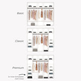 Modularer Drehtürenschrank LUCA – 250 cm Breite