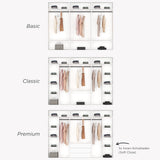 Modularer Drehtürenschrank EMMA – 300 cm Breite