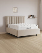 Bett mit Stauraum Pro Vertical in Samt