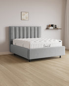 Bett mit Stauraum Pro Vertical in Samt