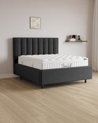 Bett mit Stauraum Pro Vertical in Samt