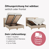 Aktionsbett TIMON – Inkl. SleepComfort Matratze
