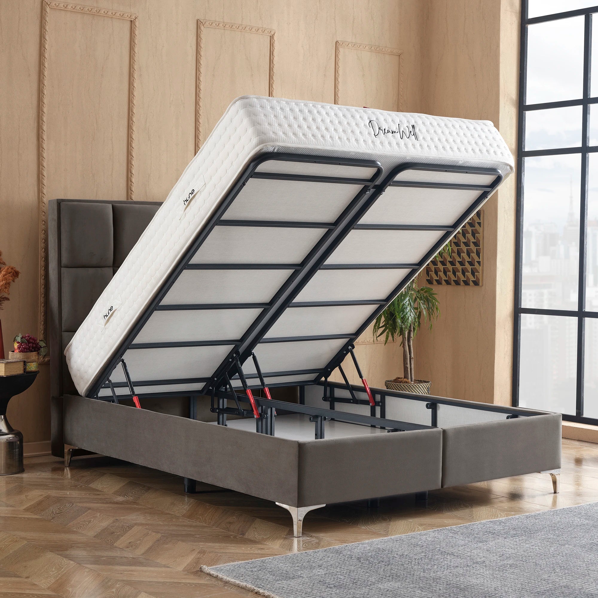 Posteľ s úložným priestorom CASTLE