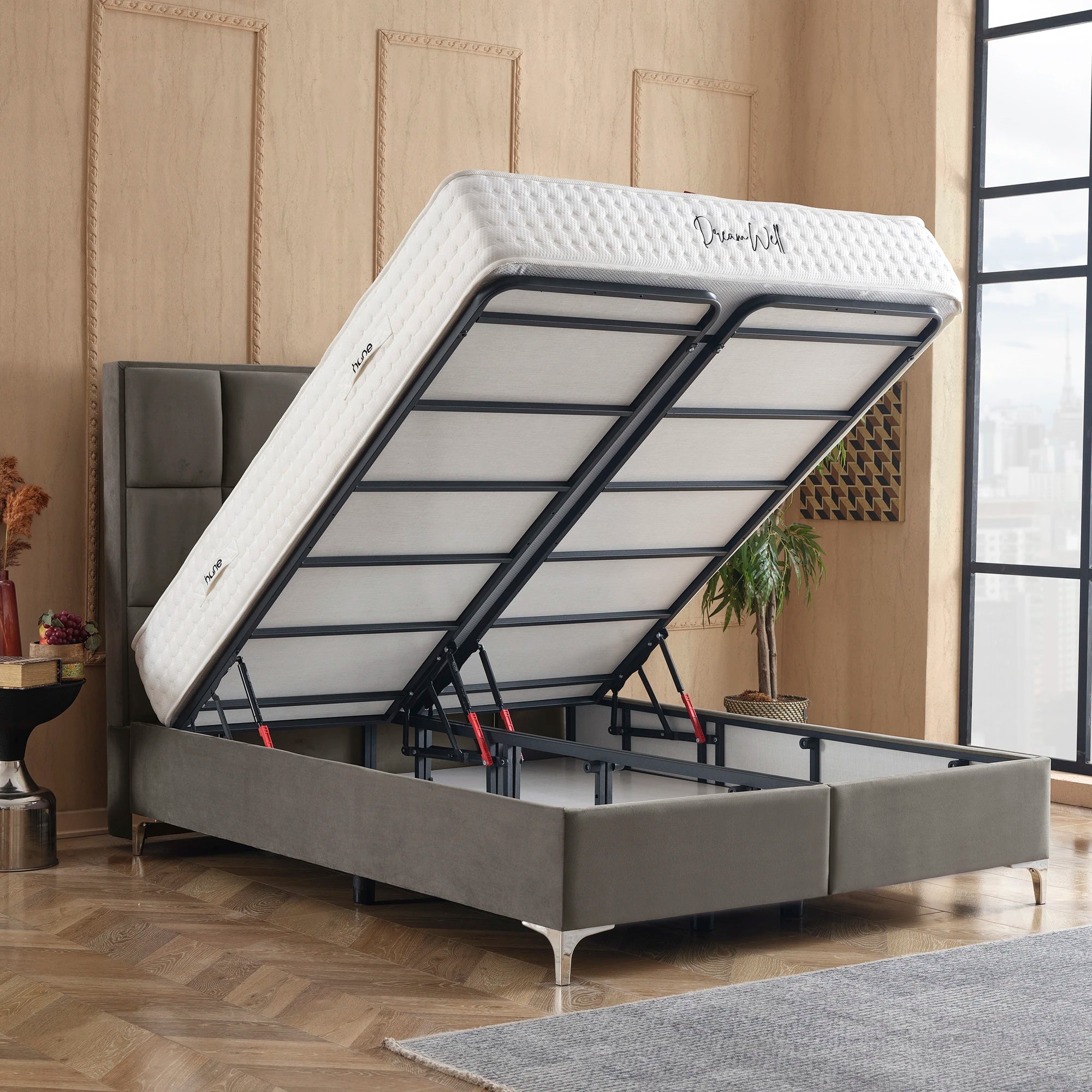 Posteľ s úložným priestorom CASTLE