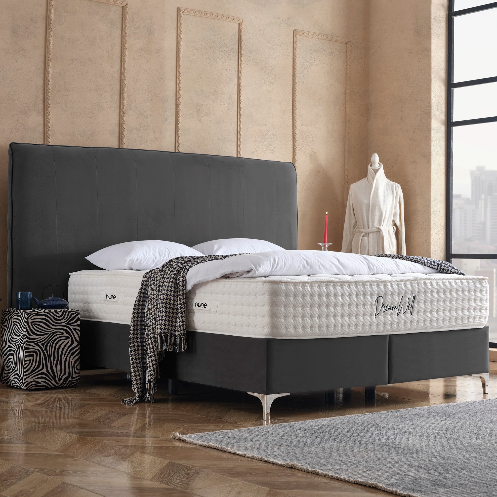 Bett mit Stauraum FABOULAS