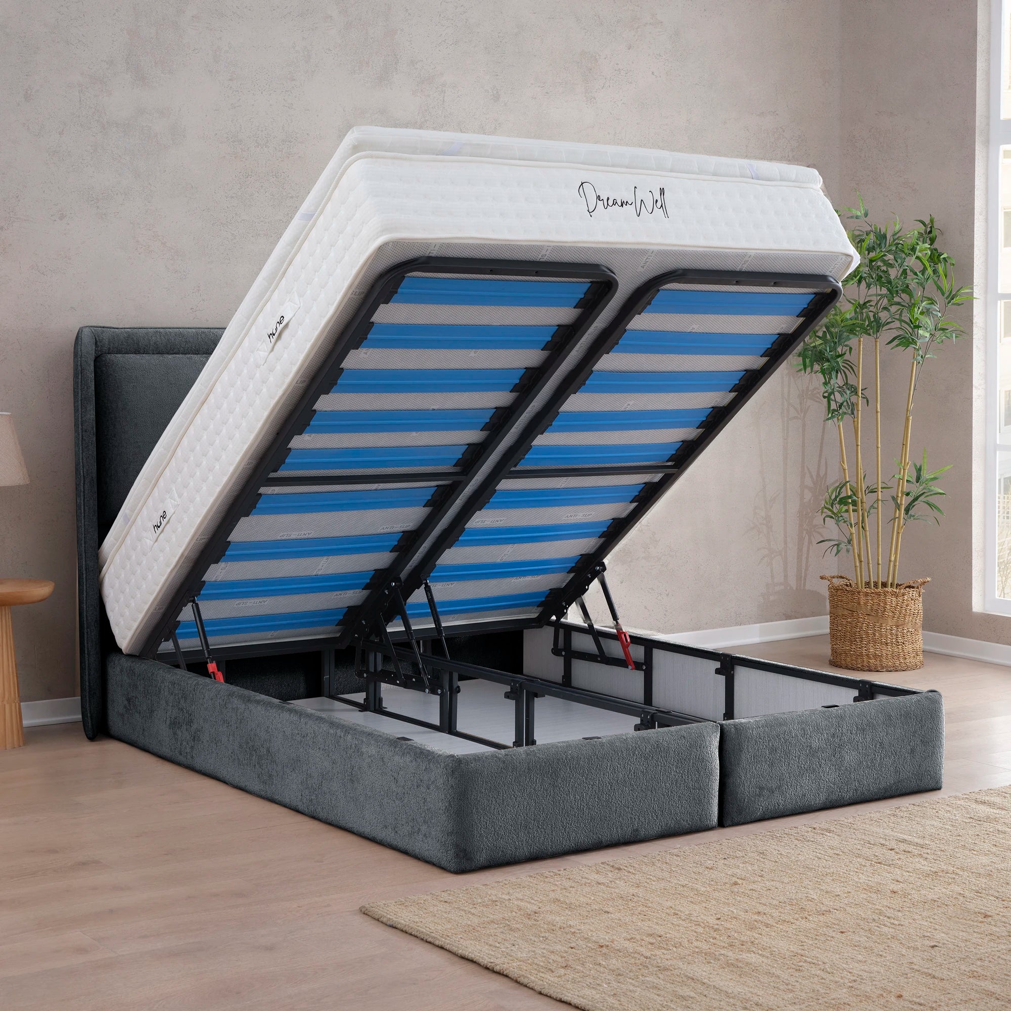 Bett mit Stauraum LEONE