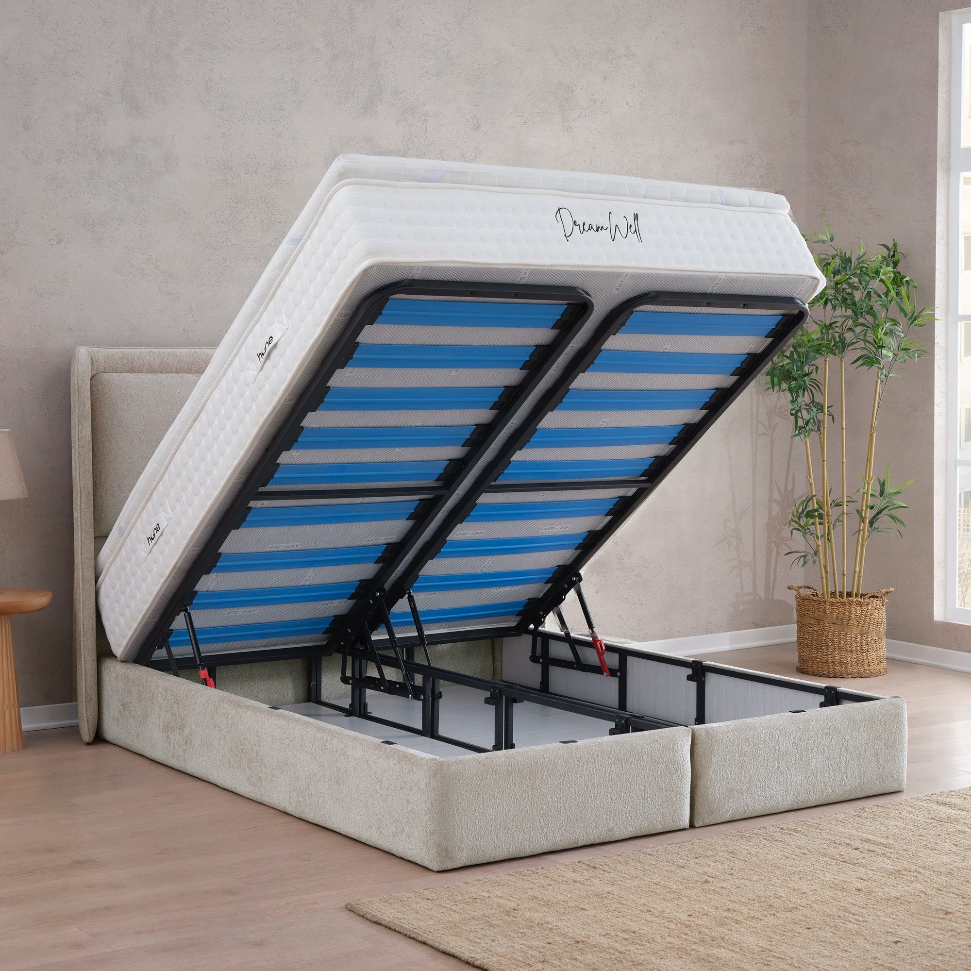 Bett mit Stauraum LEONE