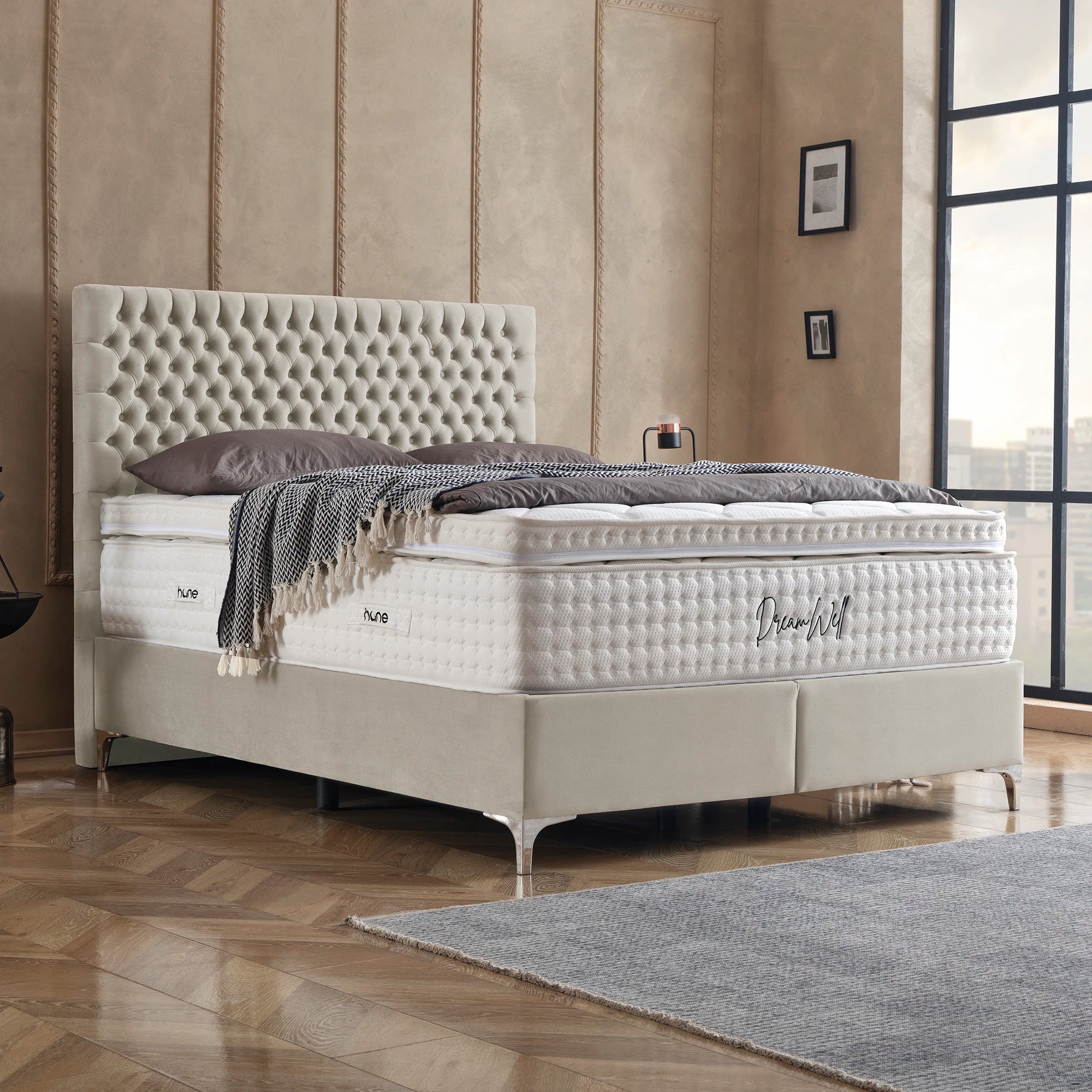 Bett mit Stauraum LONDON