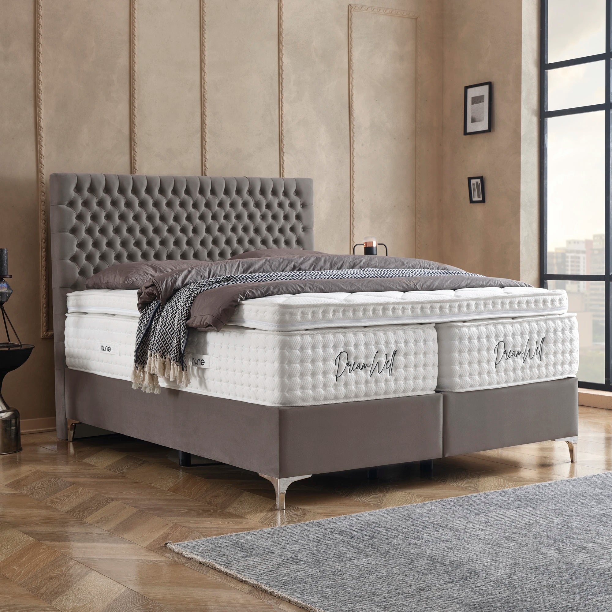 Bett mit Stauraum LONDON