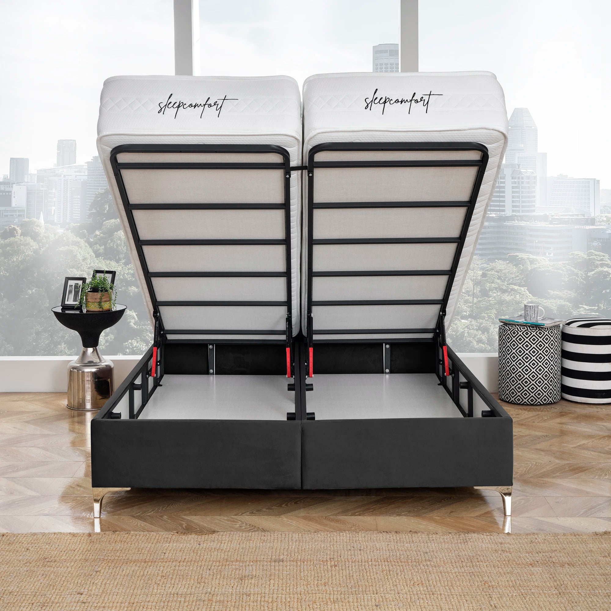 Posteľ s úložným priestorom PARÍŽ