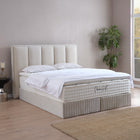 Designer Polsterbett mit Stauraum Theo