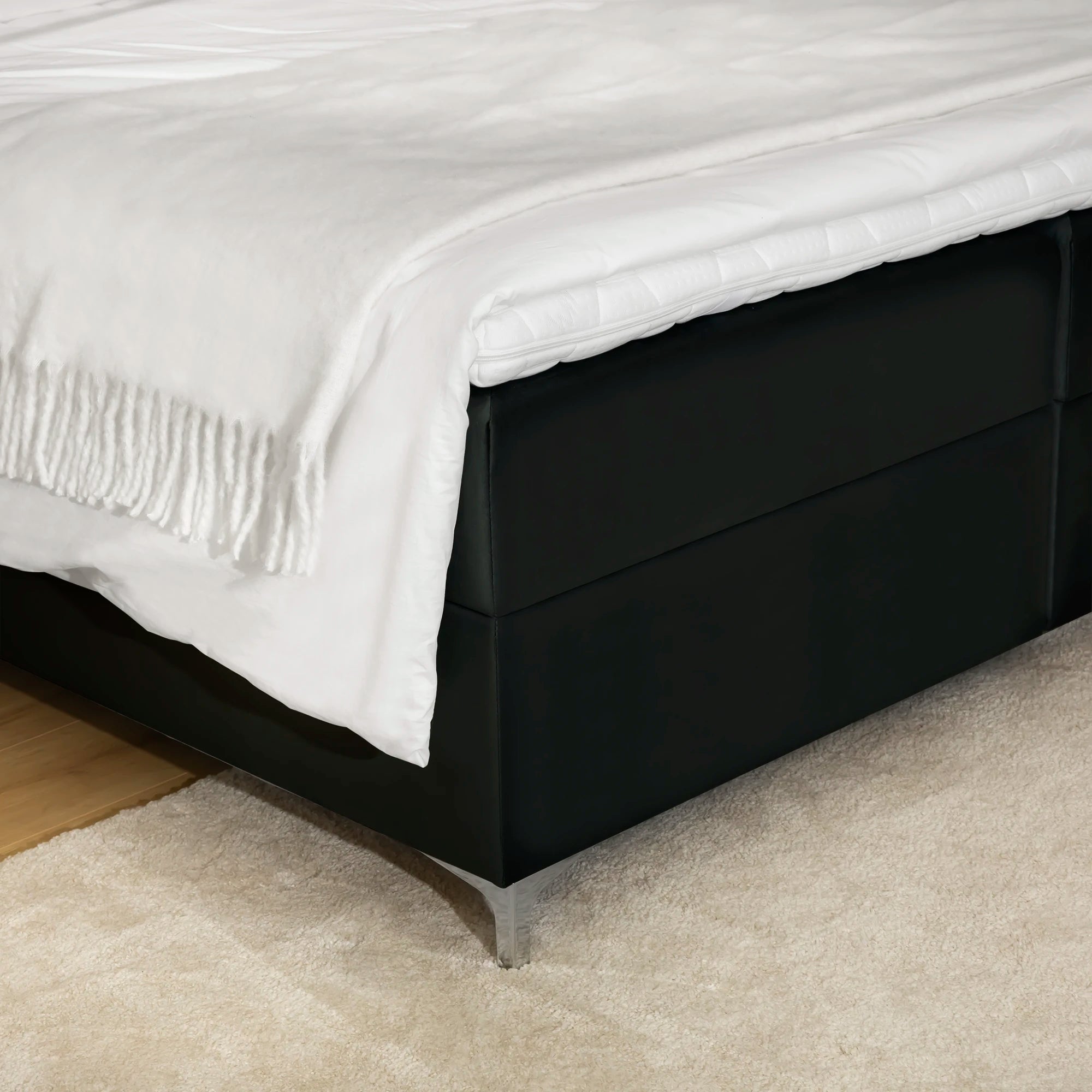 Boxsprinbett mit Stauraum MOZART