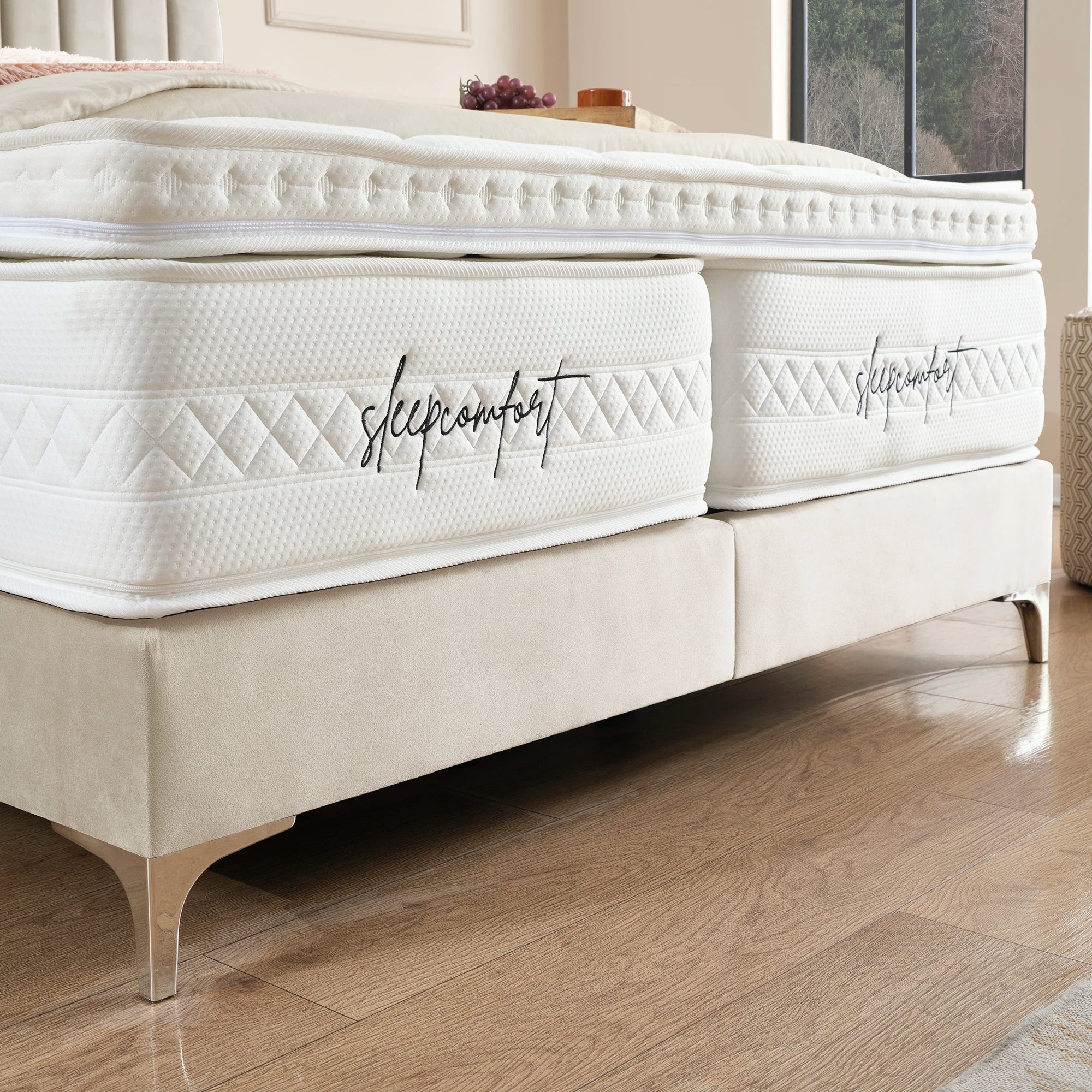 Posteľ s boxspringom DUBAJ