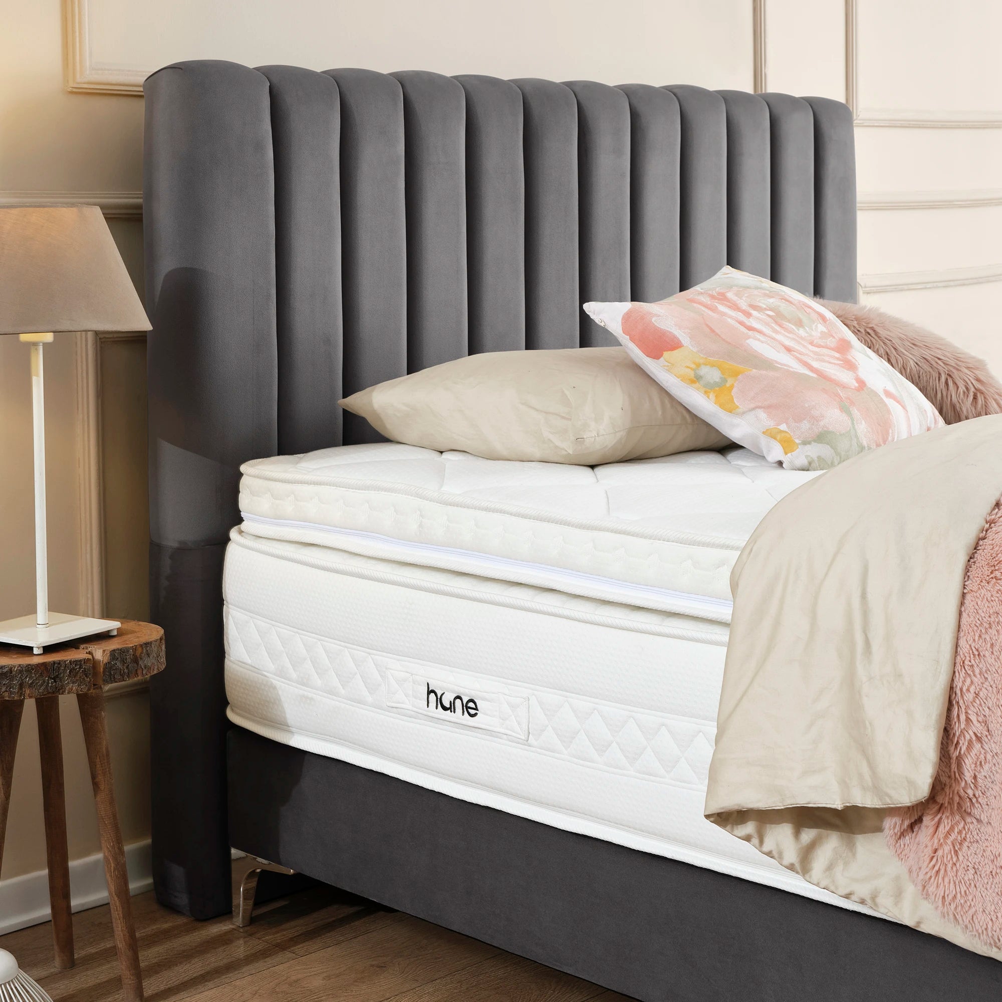 Posteľ s boxspringom DUBAJ