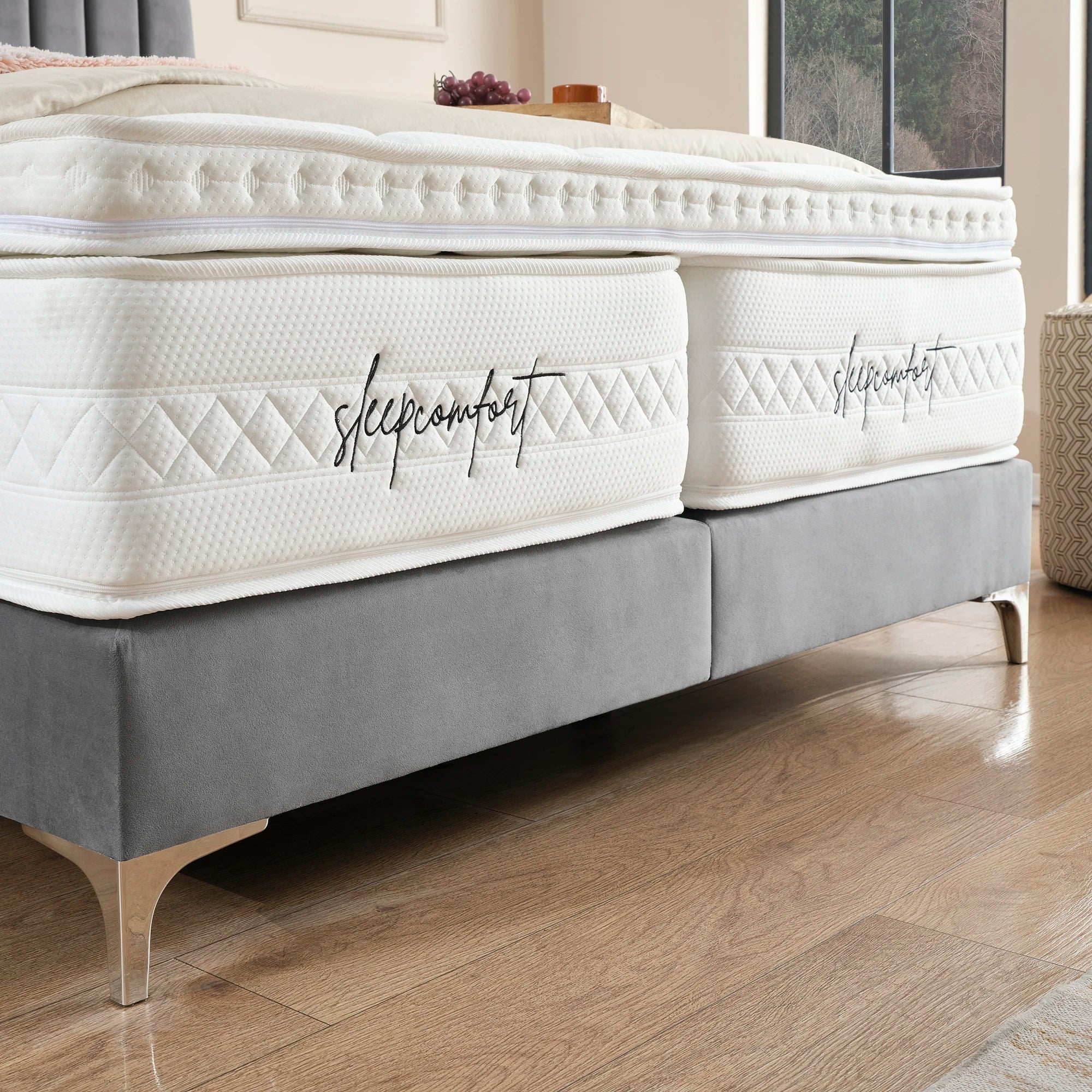 Posteľ s boxspringom DUBAJ