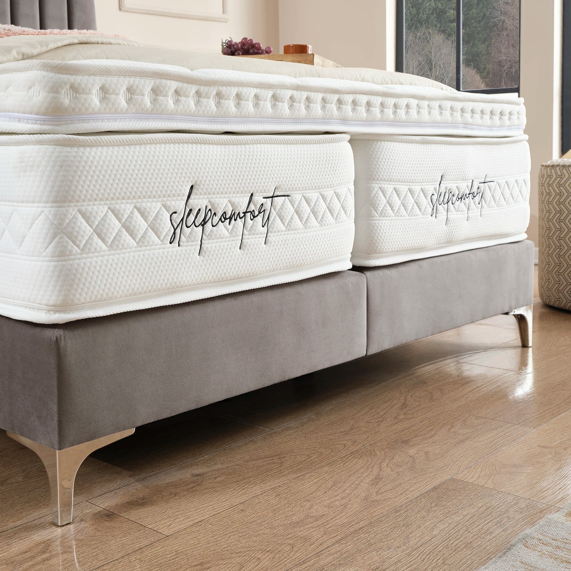 Posteľ s boxspringom DUBAJ