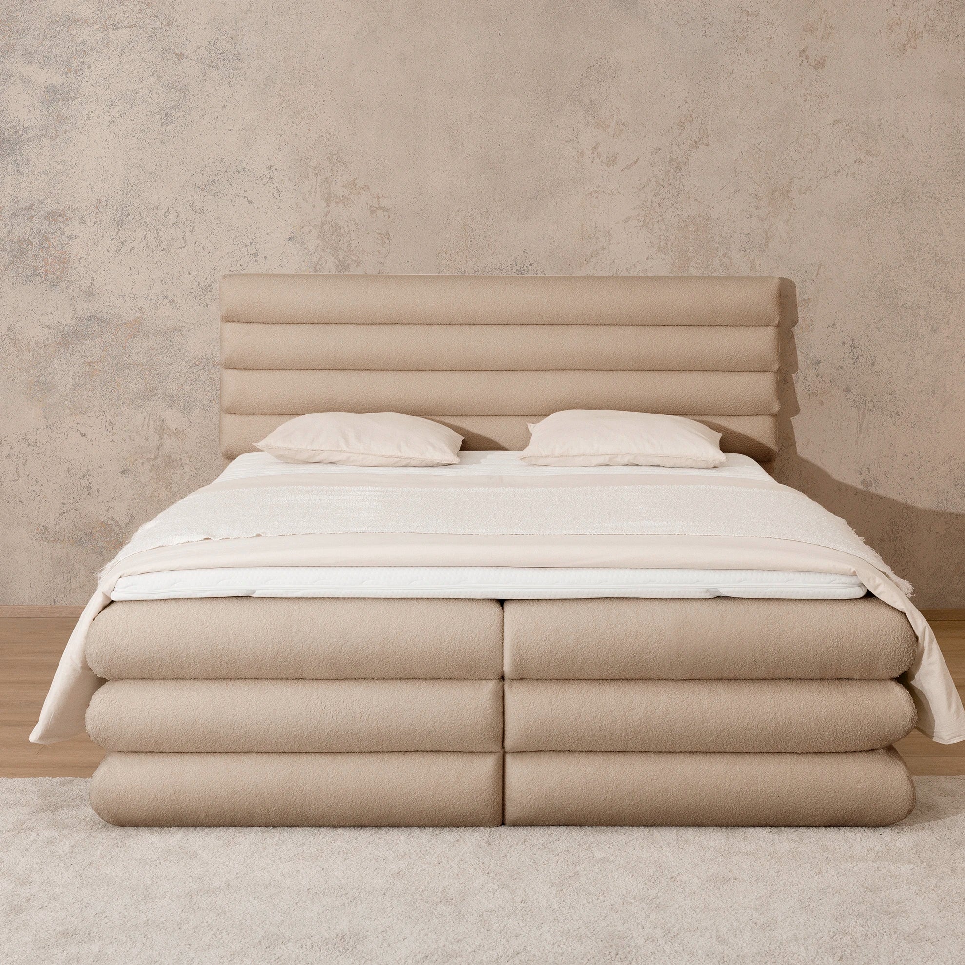 Boxspringbett mit Stauraum FLUFFY