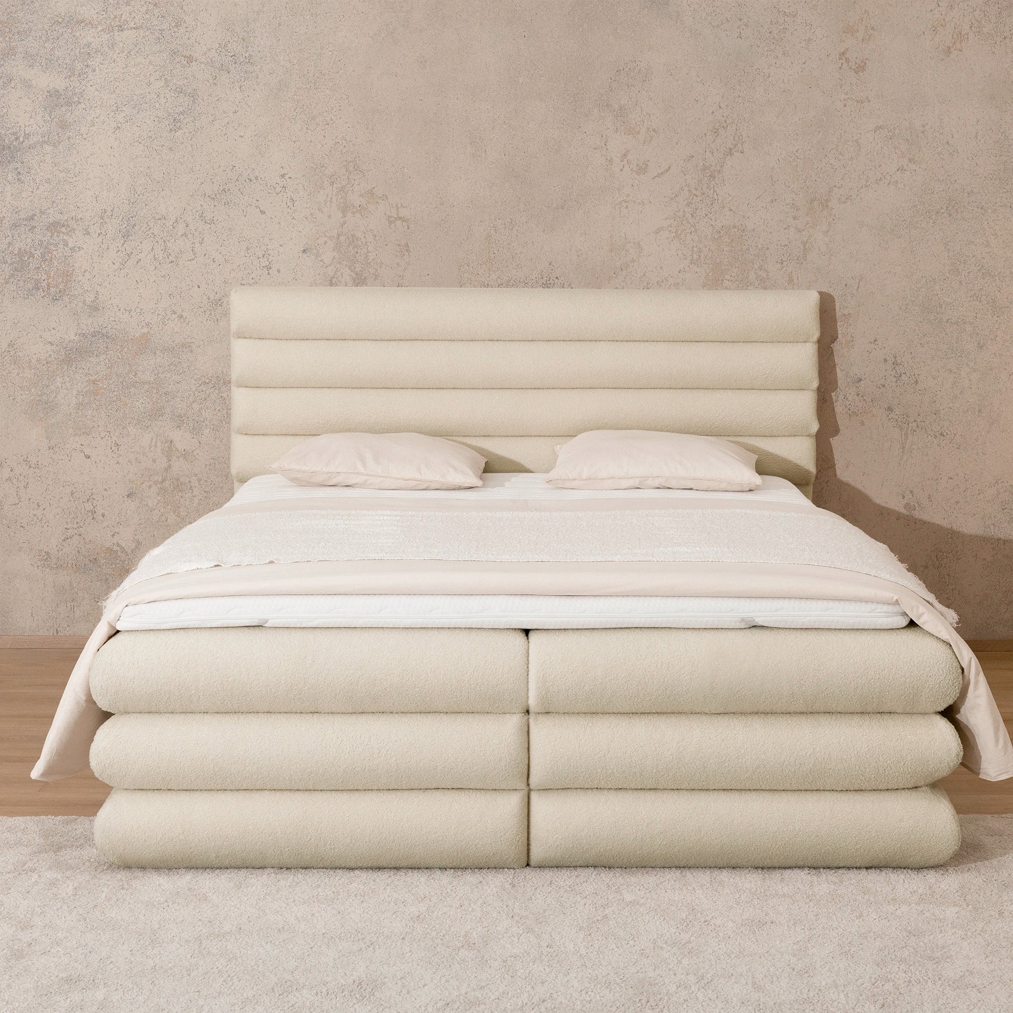 Boxspringbett mit Stauraum FLUFFY