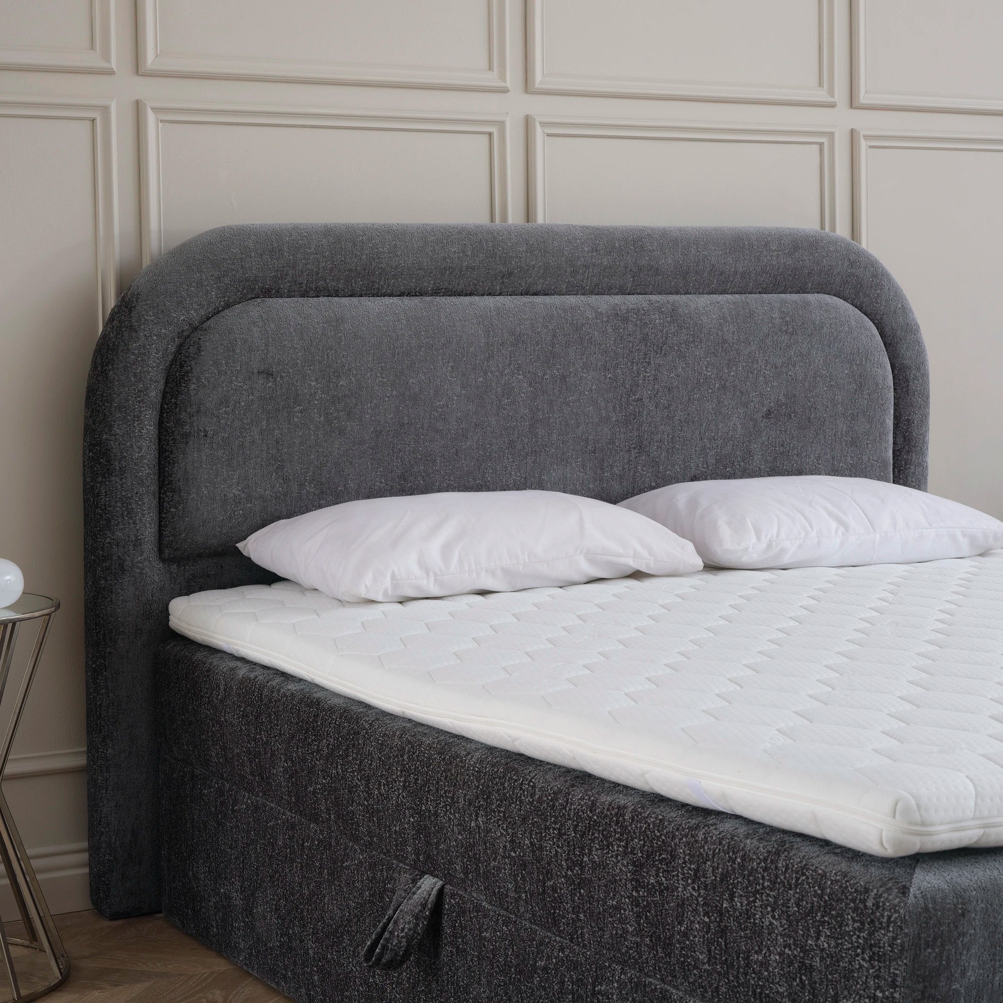 Posteľ s boxspringom a úložným priestorom NOA