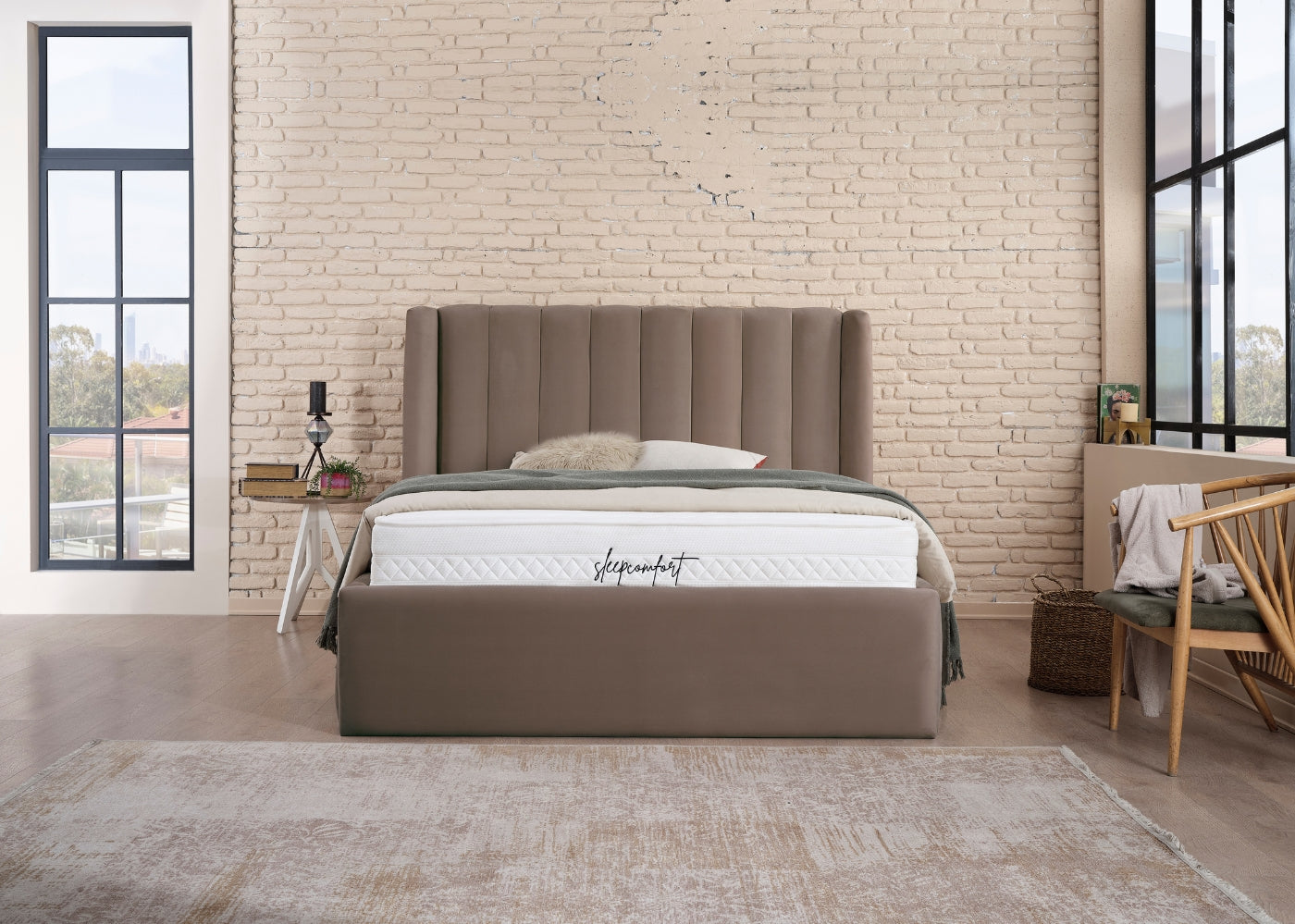 Posteľ s úložným priestorom XXL COMO