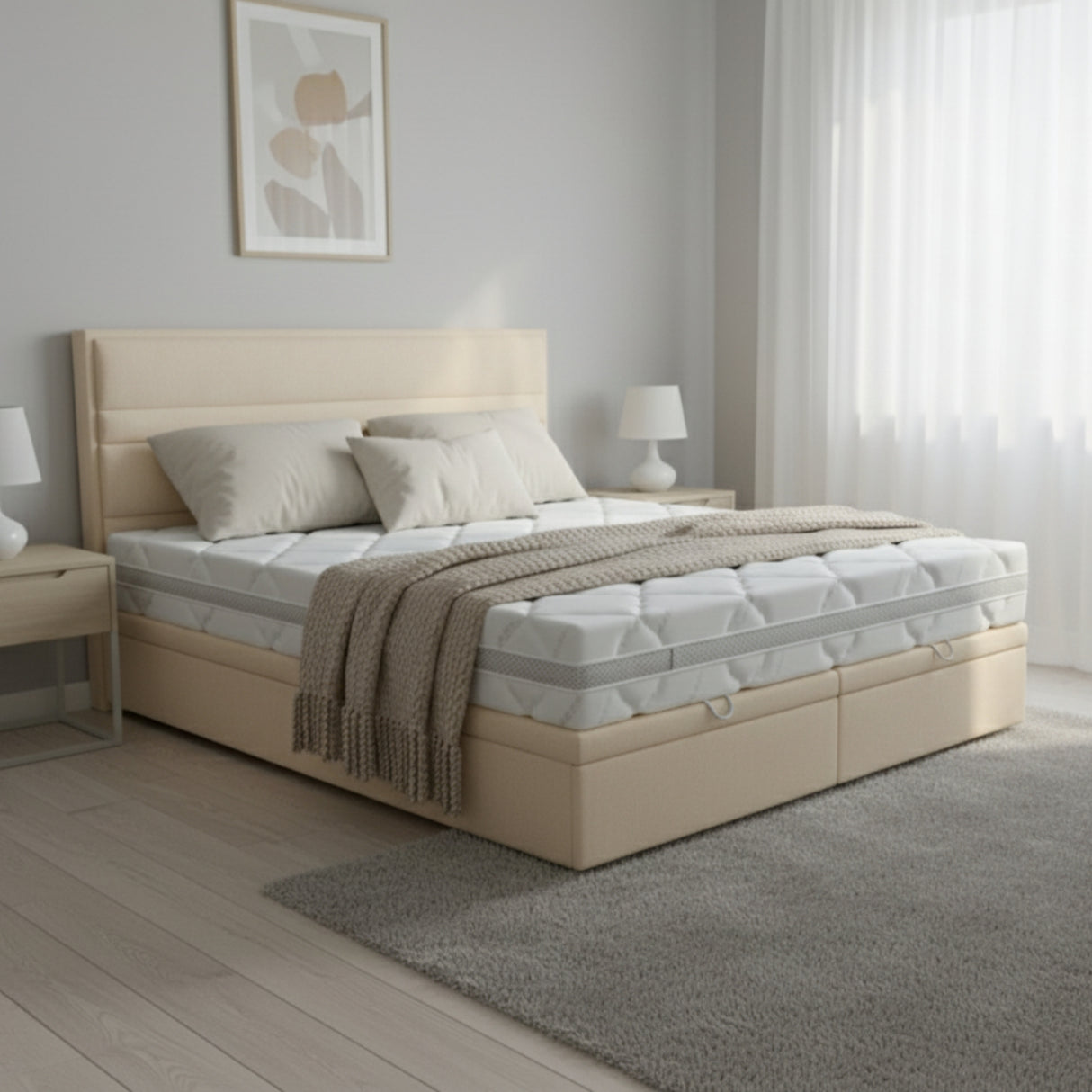 Komplettes Bett GENESIS (inkl. Cloudy Matratze)