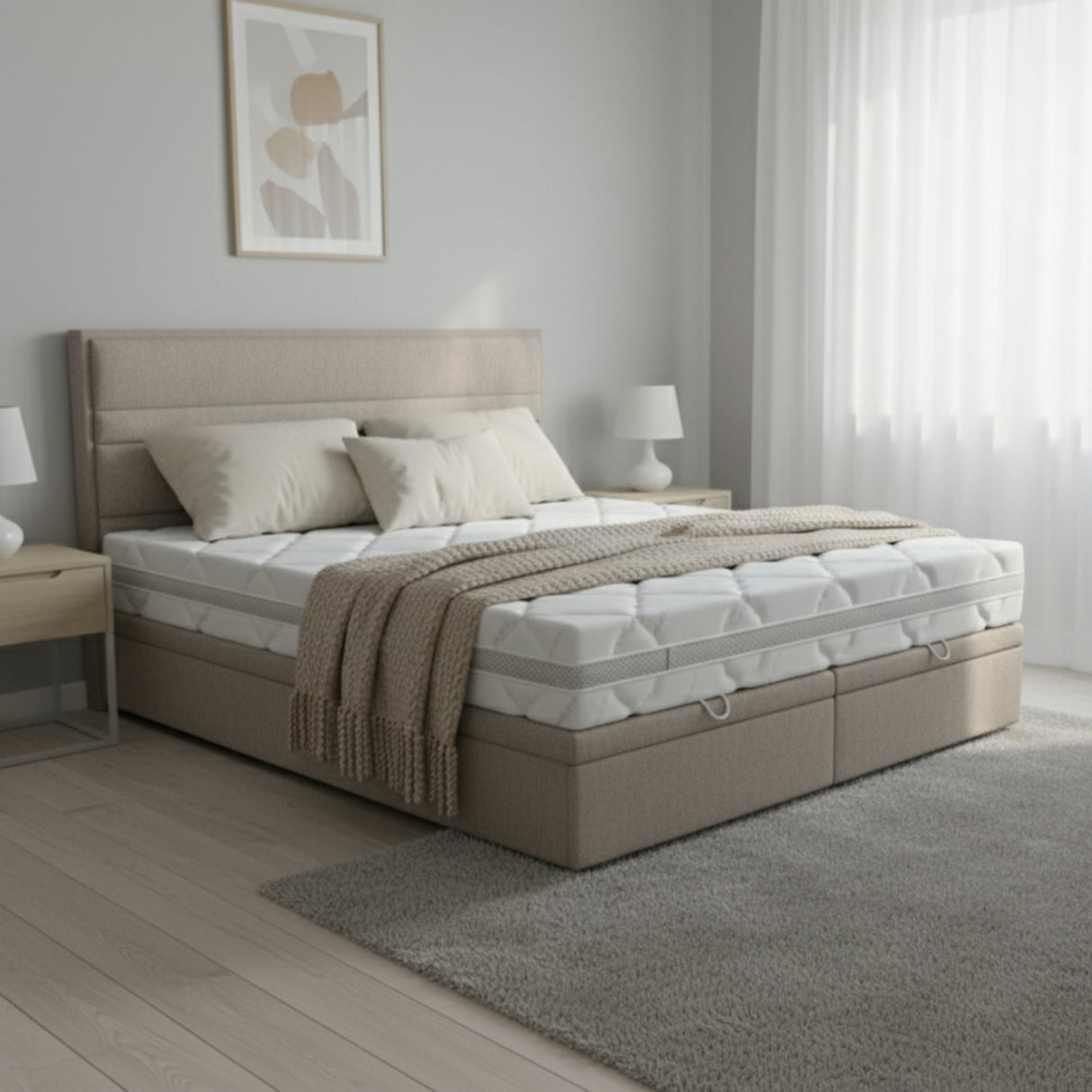 Komplettes Bett GENESIS (inkl. Cloudy Matratze)