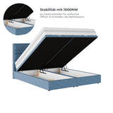 Komplettes Bett GENESIS (inkl. Cloudy Matratze)