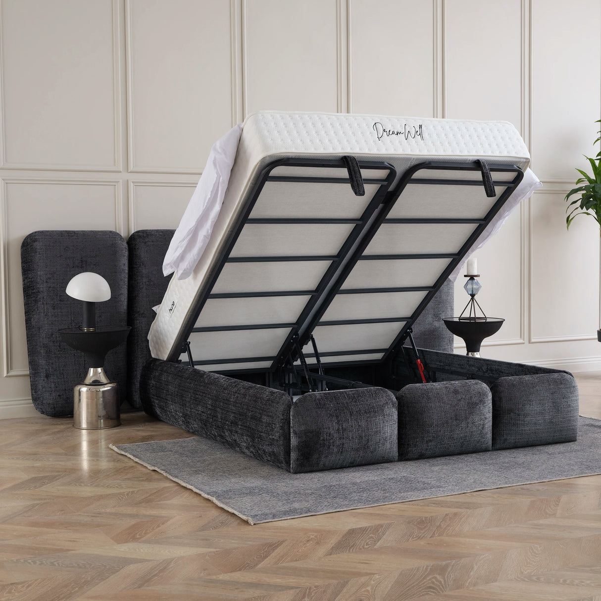 Bett mit Stauraum VERONICA XL