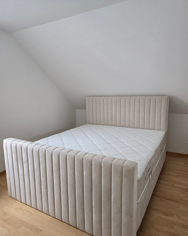 Bett mit Stauraum Line