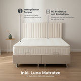 Komplettes Bett LUNA (inkl. Luna Matratze)