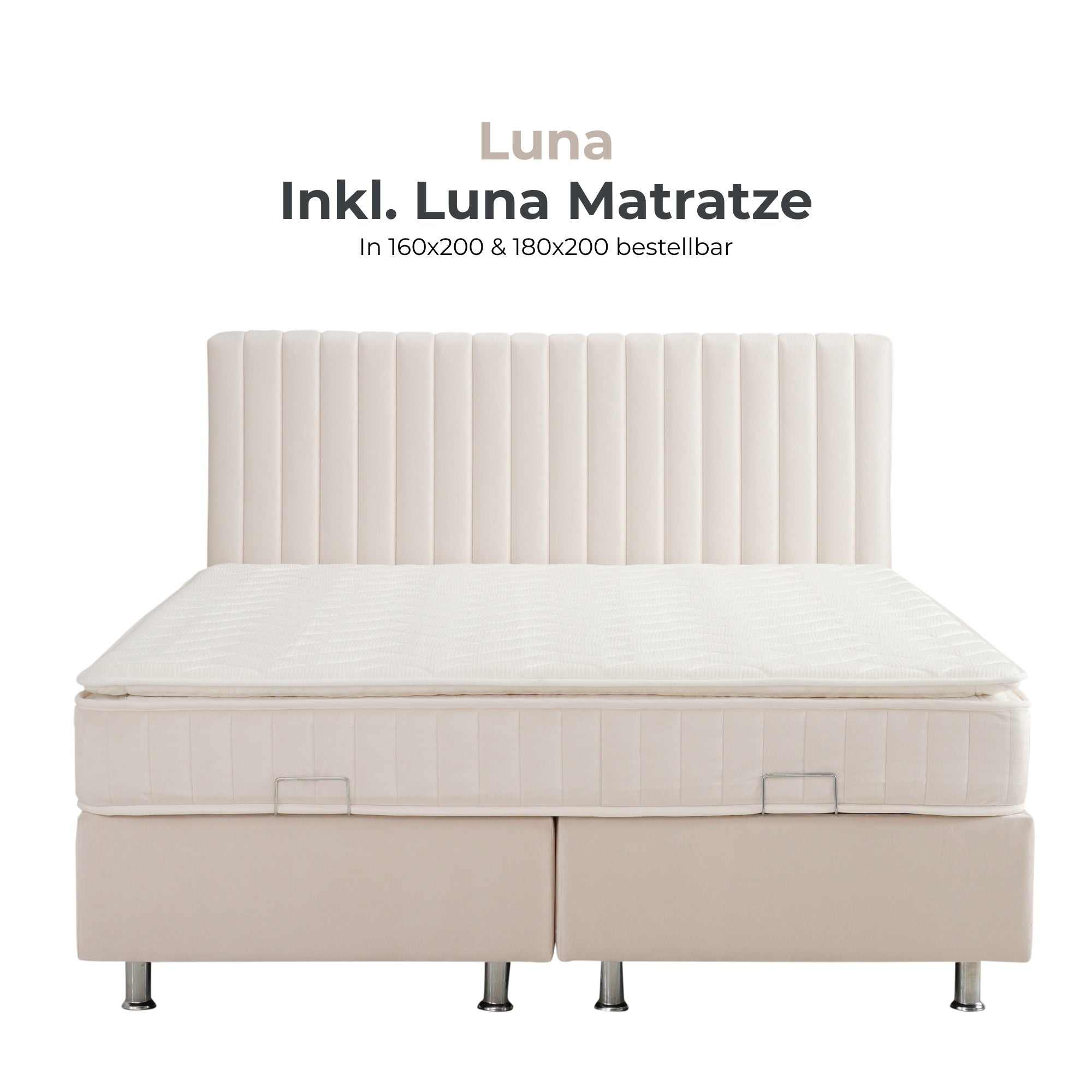 Komplettes Bett LUNA (inkl. Luna Matratze)