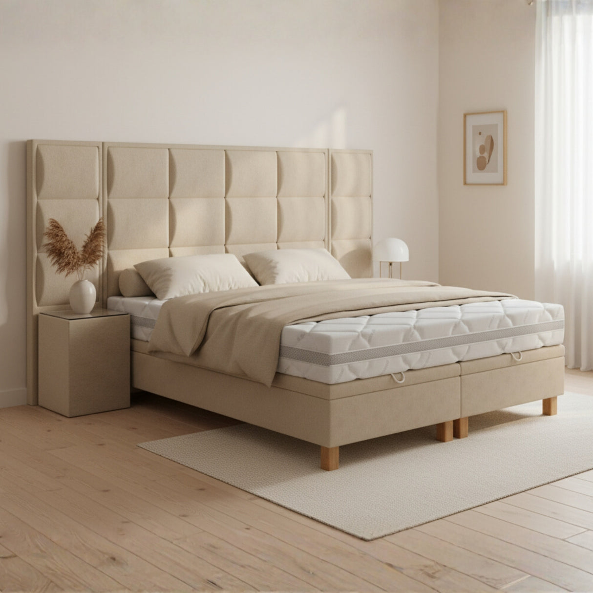 Komplettes Bett MAJESTIC (inkl. Cloudy Matratze)