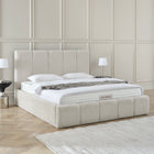 Designer Polsterbett mit Stauraum Marconi