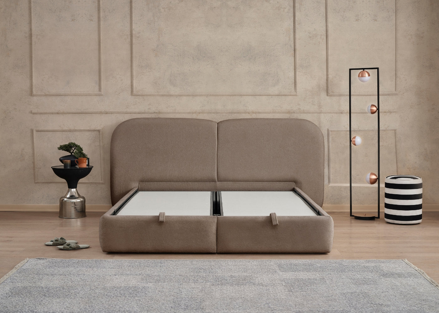 Posteľ s úložným priestorom NAD